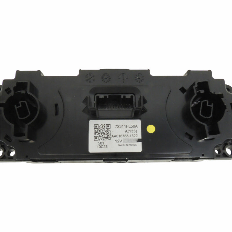 AC Heater Control Unit 2017-22 Impreza Without Cold Weather Package 72311-FL50A